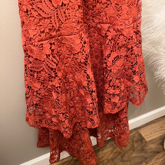 Burn Orange Crochet Easter Maxi - Picture 4 of 6